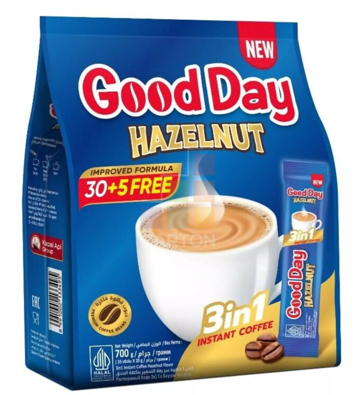 Good Day Hazelnut 3 in 1 700gm